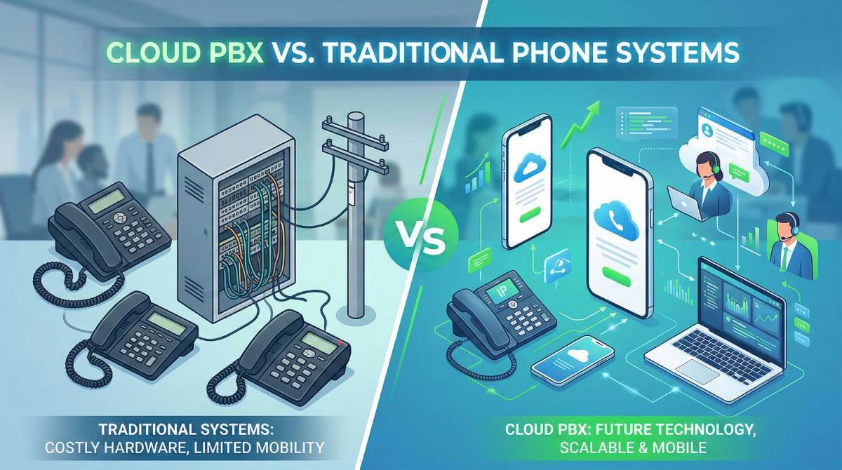Cloud PBX VS Traditional Phone Systems